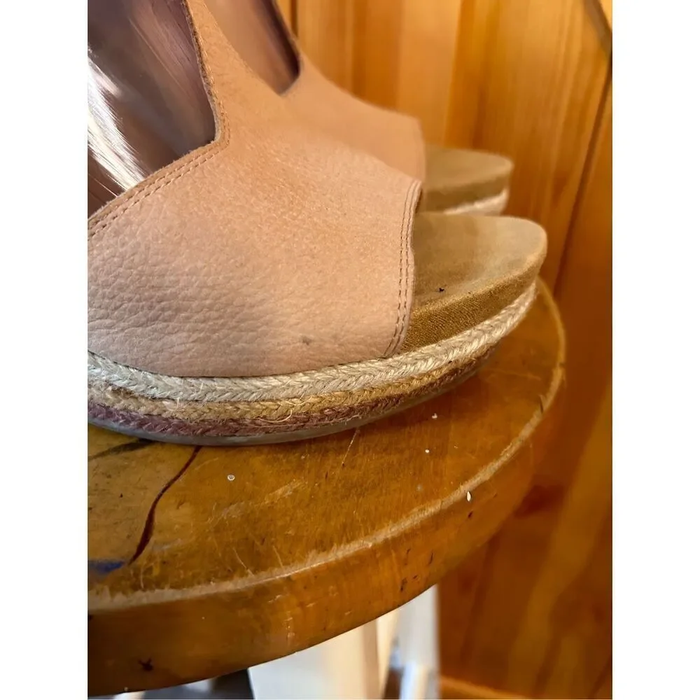 Lucky Brand Size 11 Yejida 3 Wedge Sandal Espadrille Wedge Heels